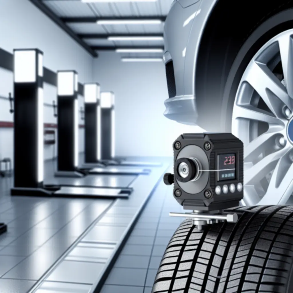 Cyfrowy czujnik geometrii kół