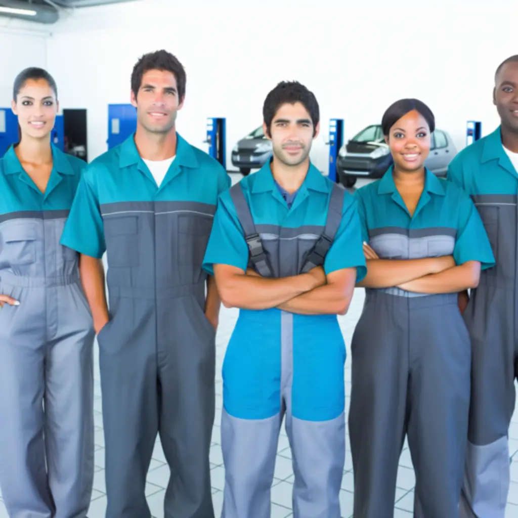 Our expert automotive team in the workshop