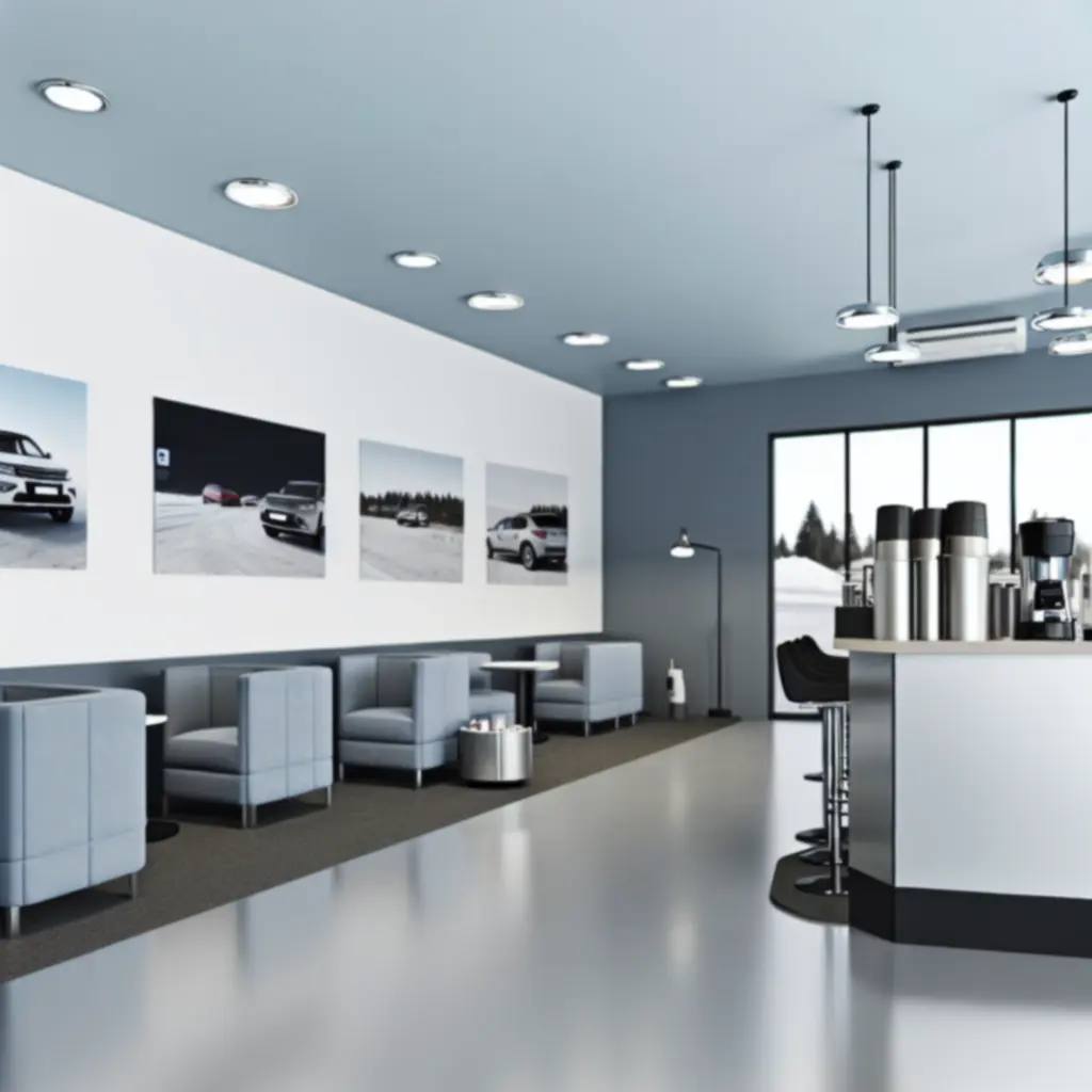 Komfortowa poczekalnia dla klientów